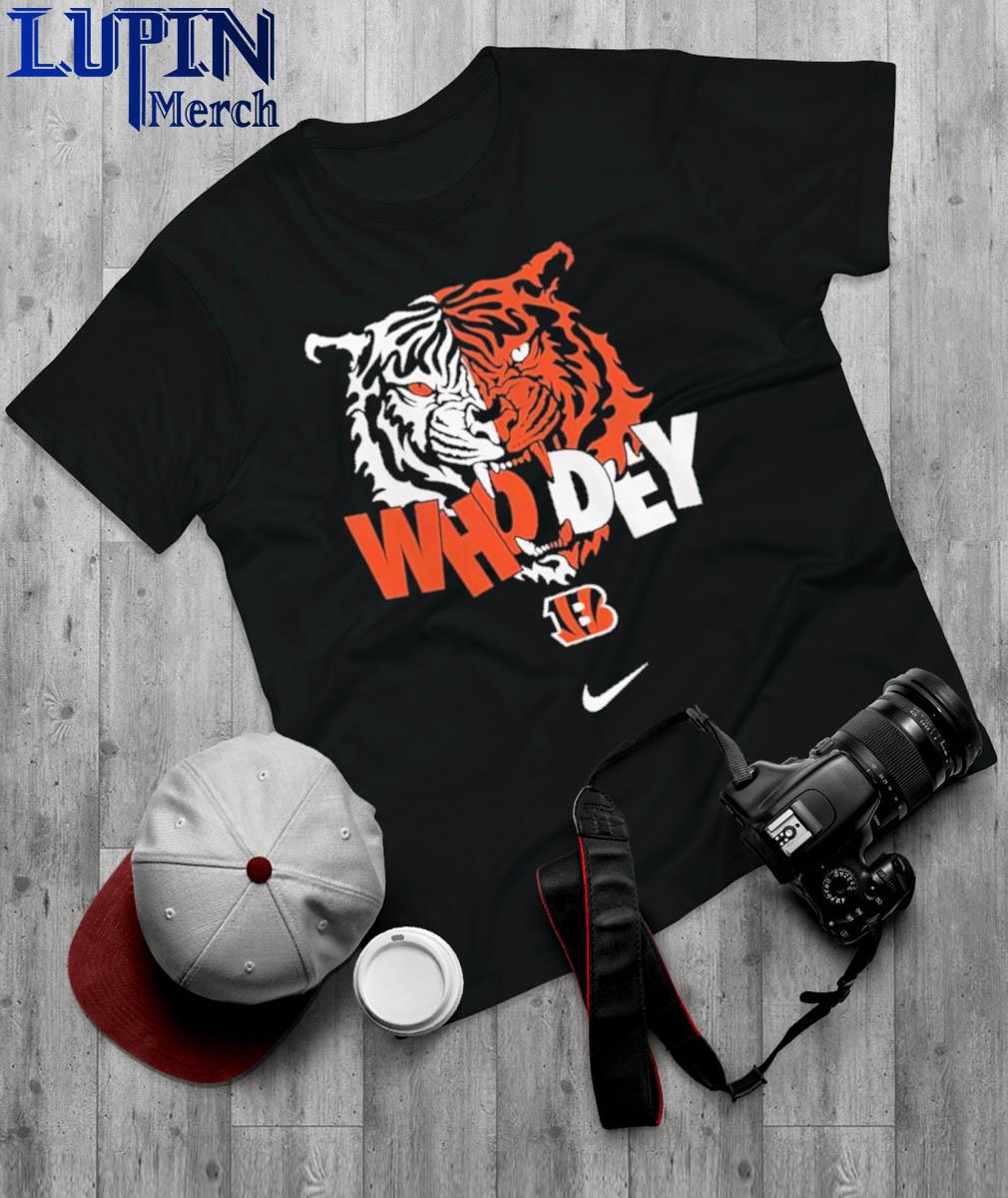 Cincinnati Bengals Nike who dey shirt, hoodie, sweater and v-neck t-shirt