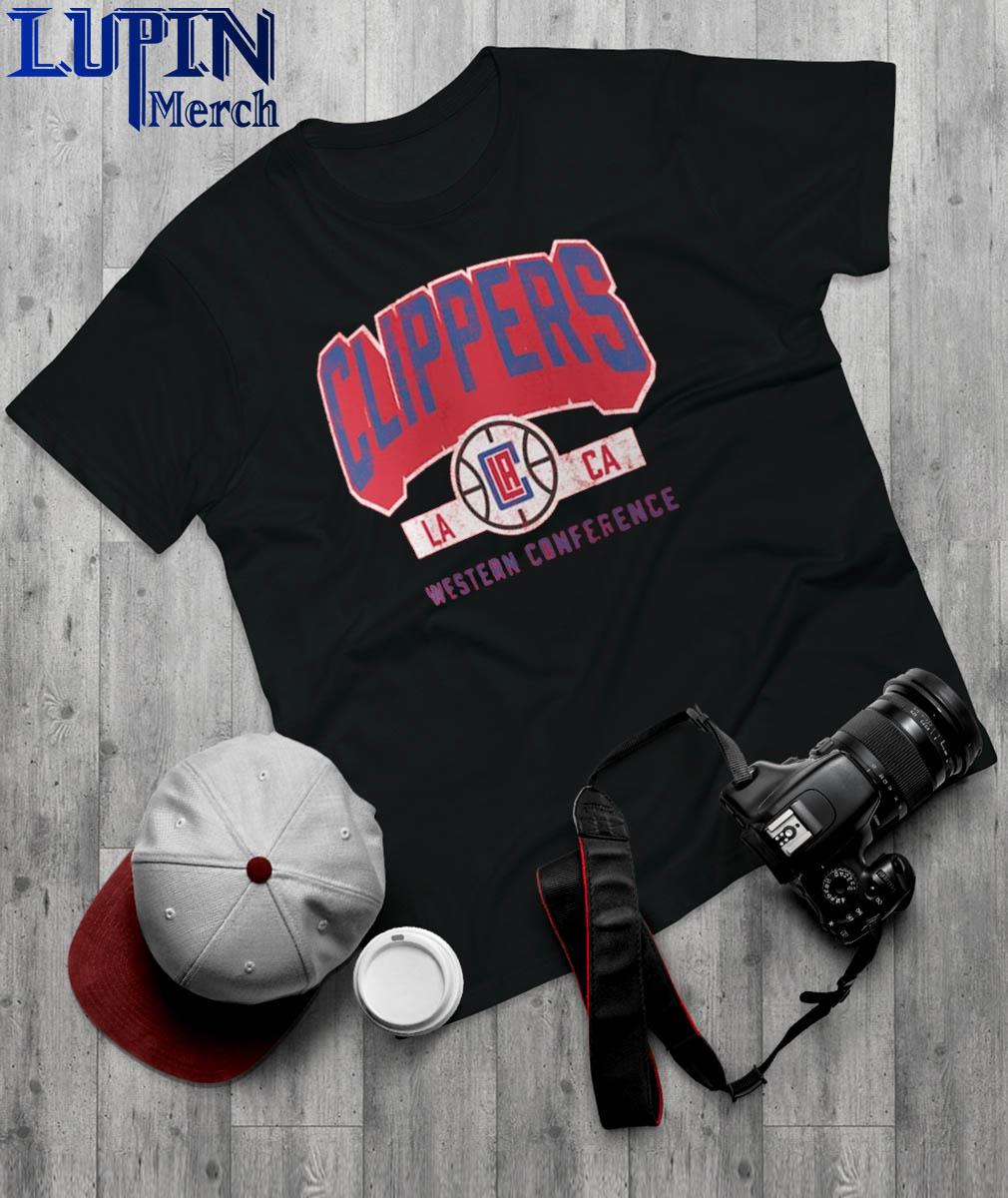 Official lA Clippers Front Court Press Snow Wash T-Shirt