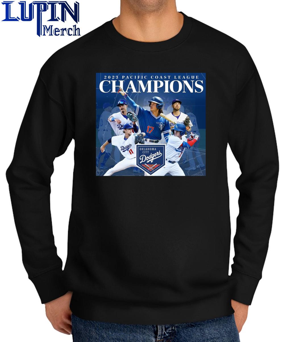 2023 Pacific Coast League Champions Oklahoma City Dodgers T-shirt,Sweater,  Hoodie, And Long Sleeved, Ladies, Tank Top