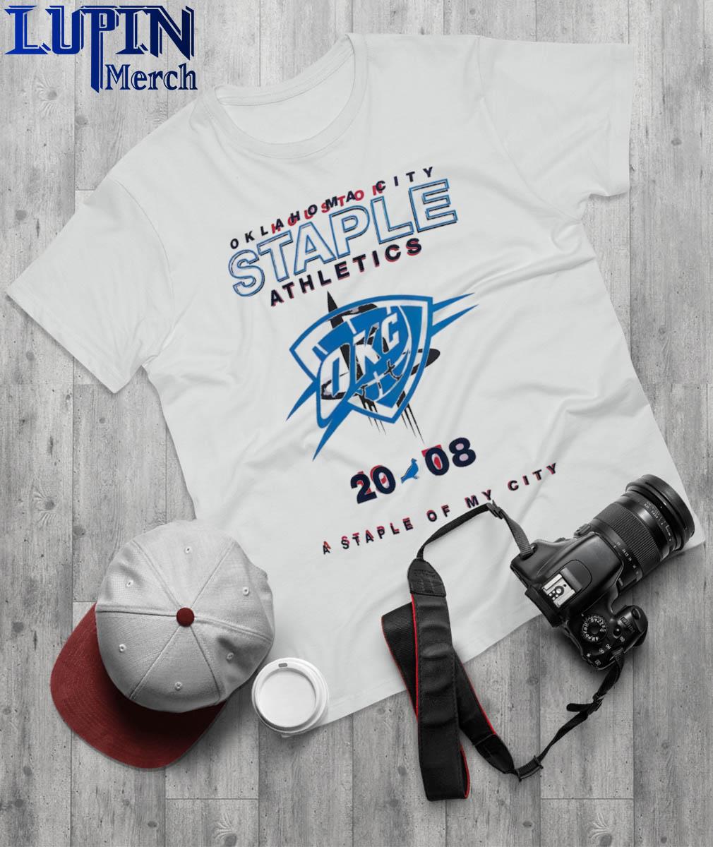 Official oklahoma City Thunder NBA x Staple Home Team T-Shirt