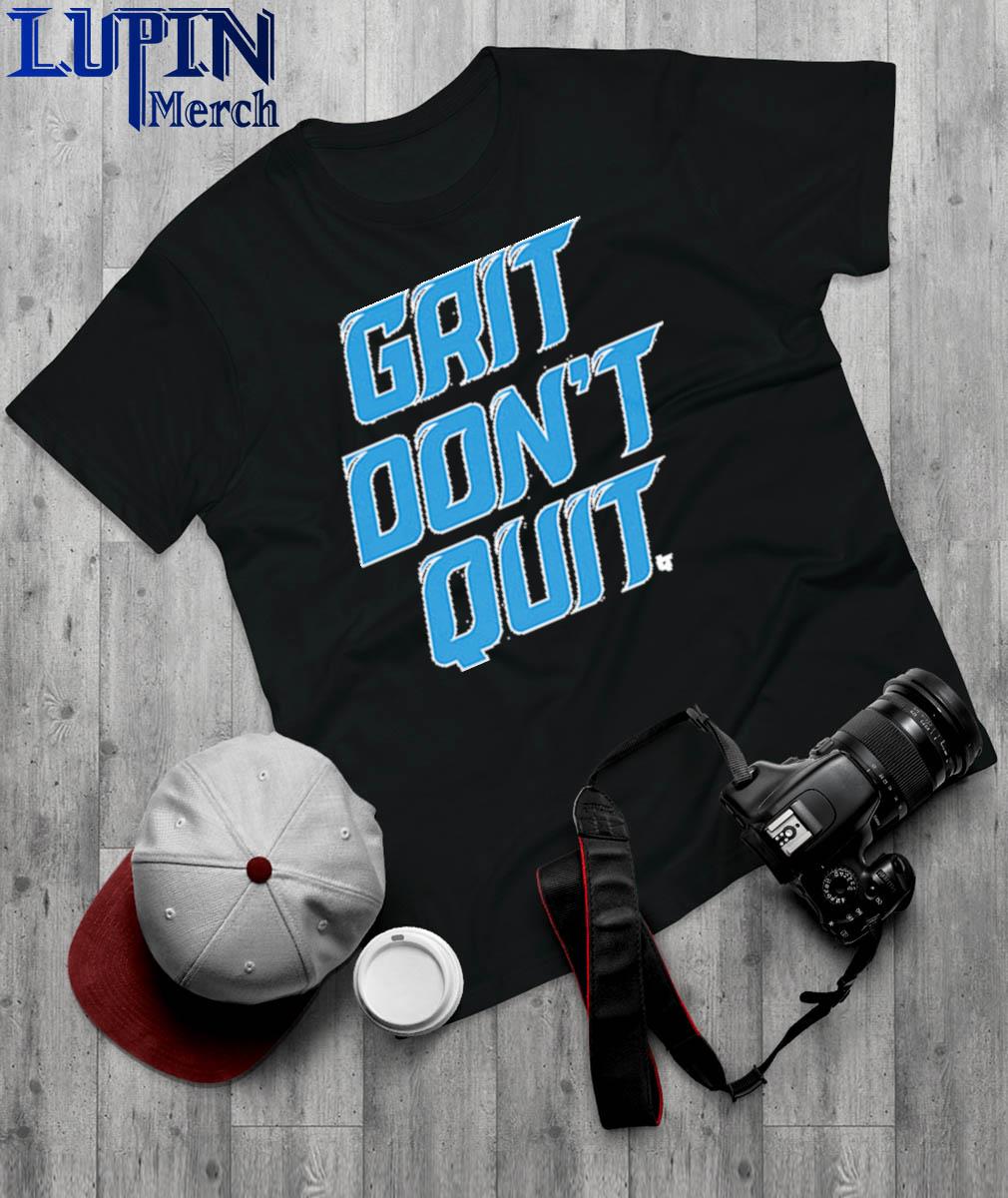 Official Detroit Football Grit Don't Quit T-Shirt