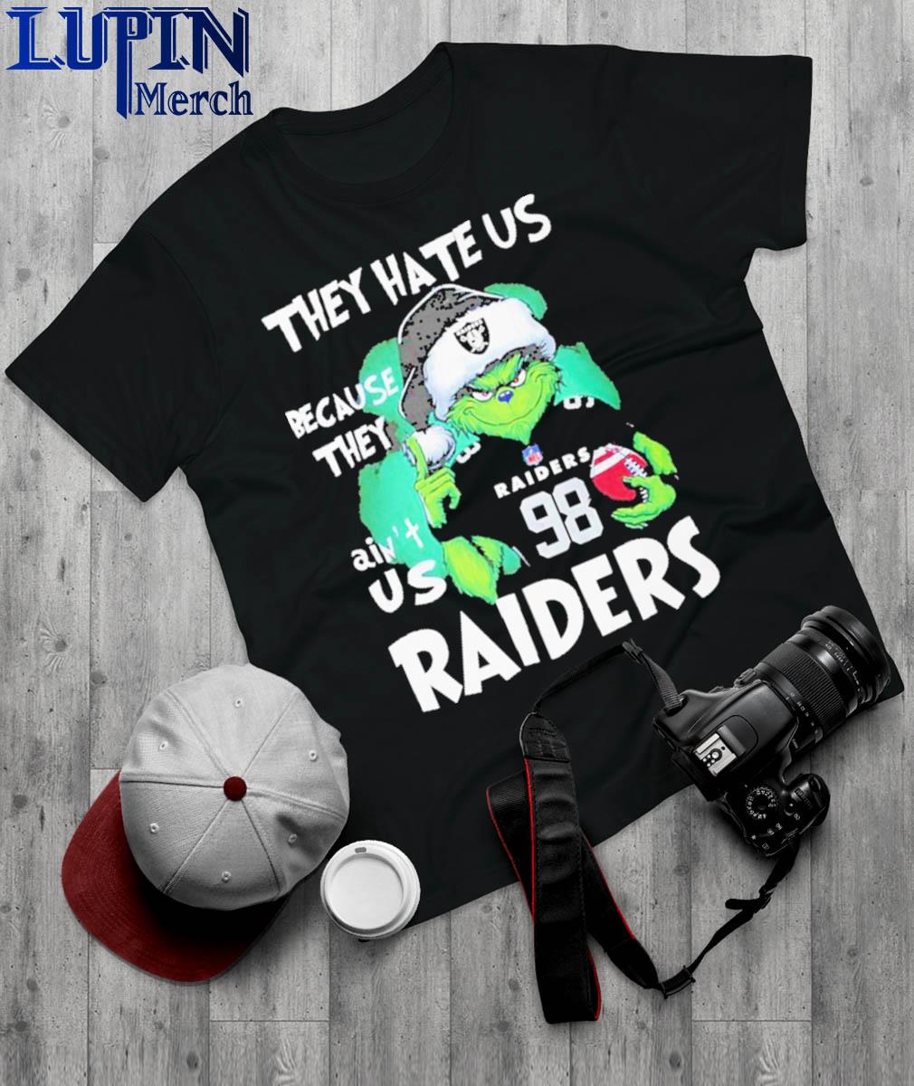 Official Santa Grinch Love Las Vegas Raiders Christmas Shirt, hoodie,  sweater and long sleeve