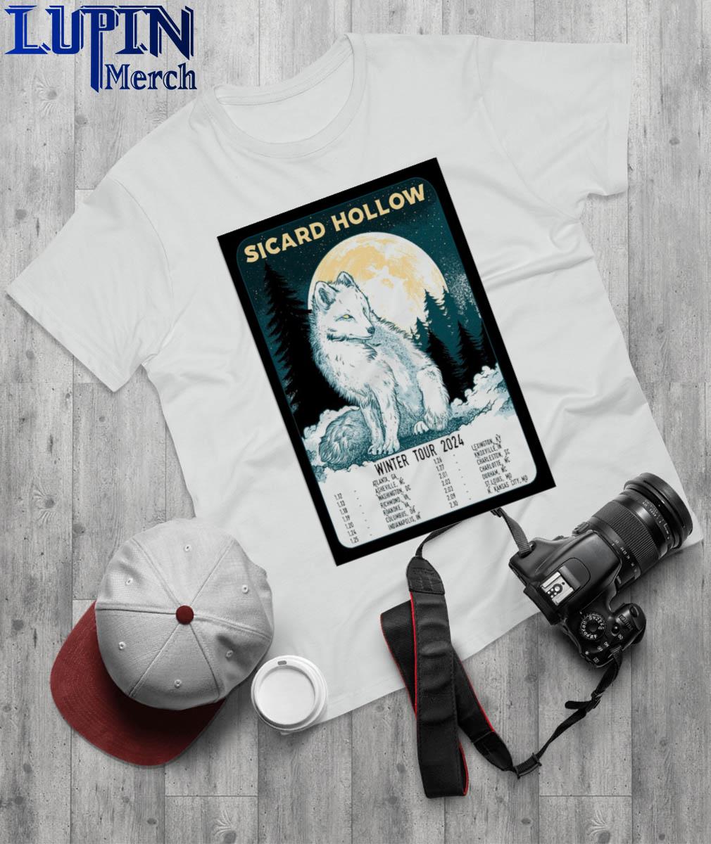 Official Sicard Hollow 2024 Winter Tour Poster Shirt