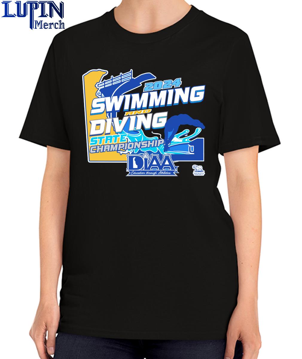 Official 2024 DIAA Swimming State Championship Shirt, hoodie, sweater
