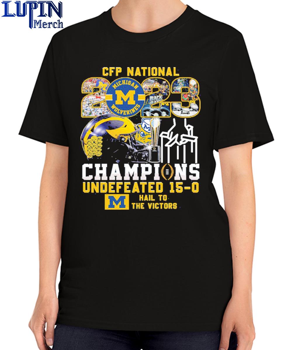 Official Michigan Wolverines 2023 National Champions Undefeated 15-0 ...