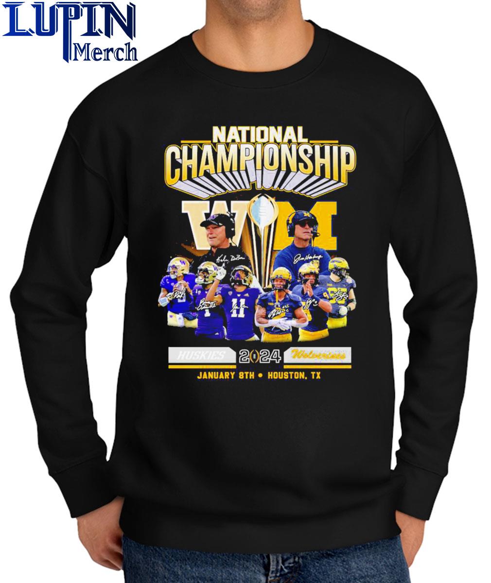 Washington Huskies Vs Michigan Football 2024 National Championship ...